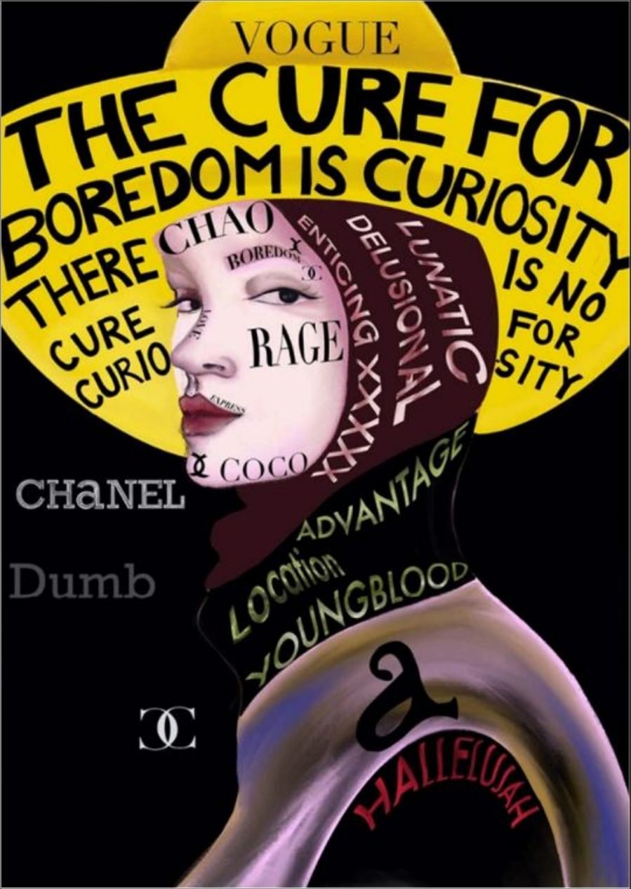 Vogue — The Cure for Boredom illustration