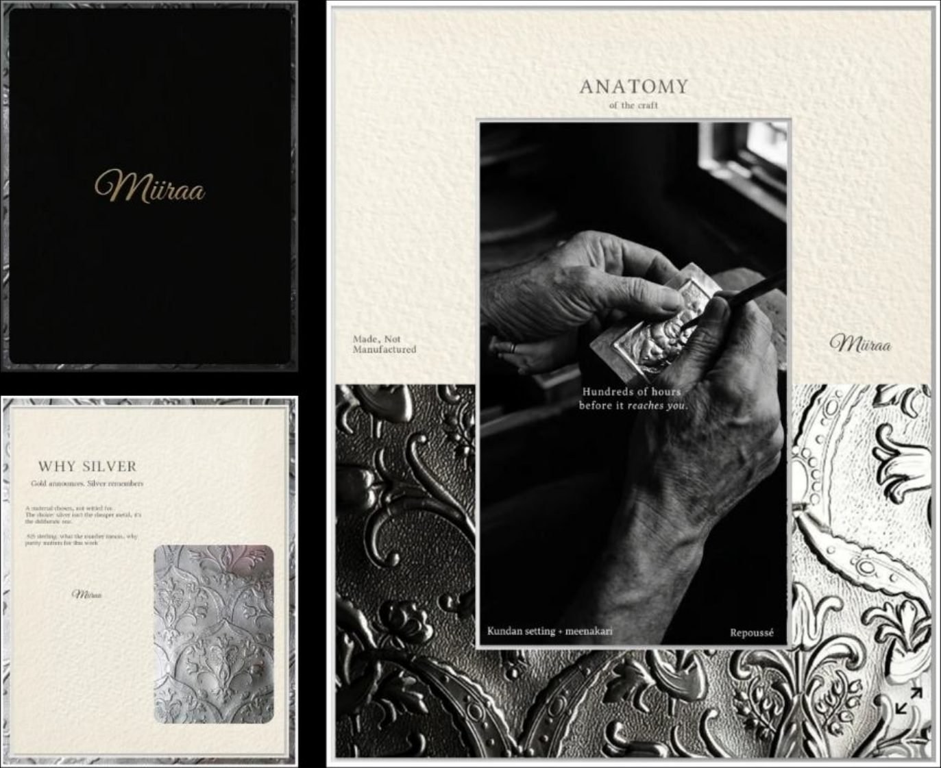 Miira heritage silver brand collateral
